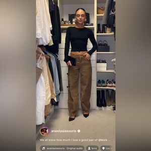 Levi's® Women's Mid-Rise '94 Baggy Straight Corduroy Jeans - Dijon 26